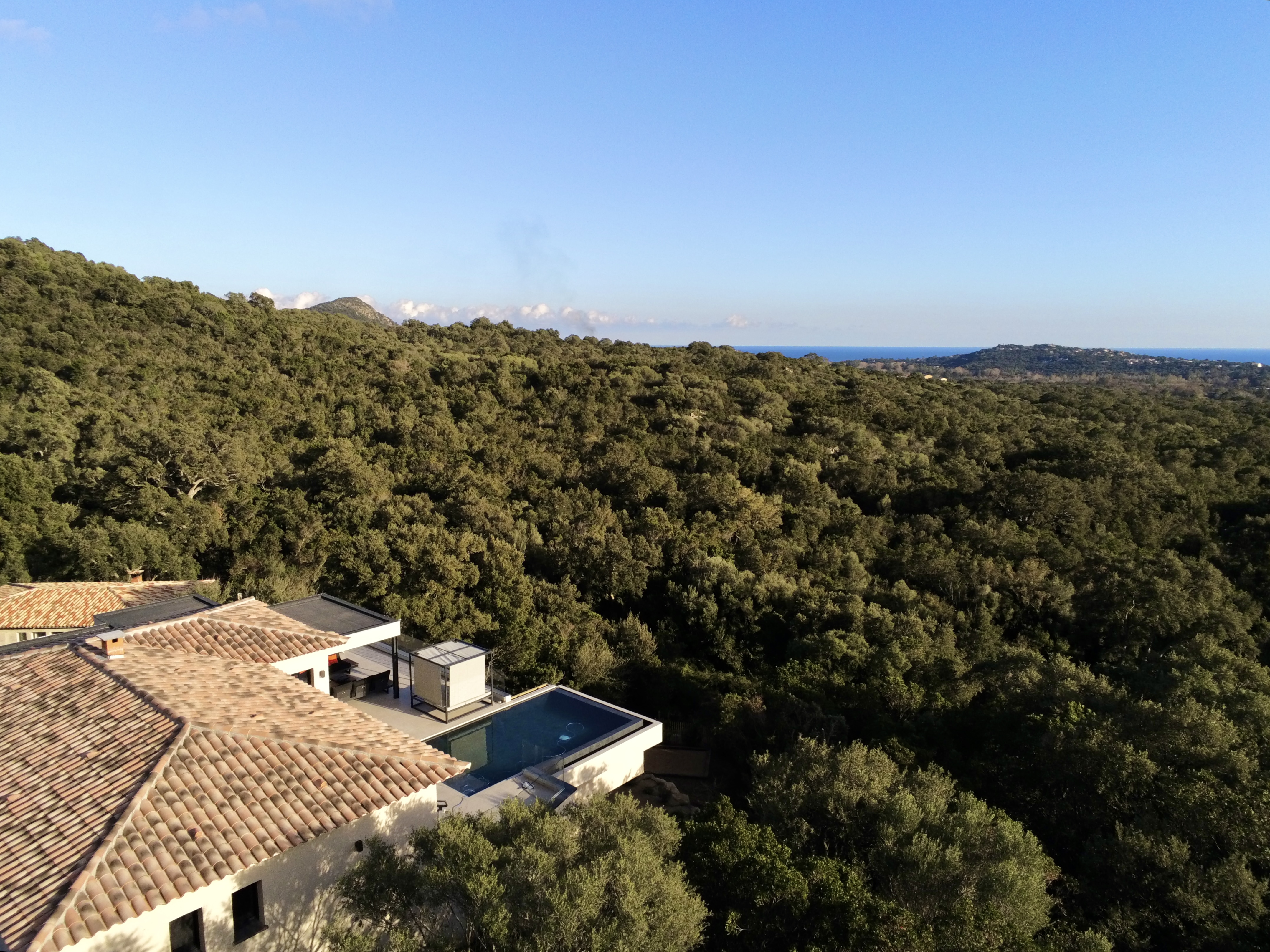 Vue drone sur le golfe